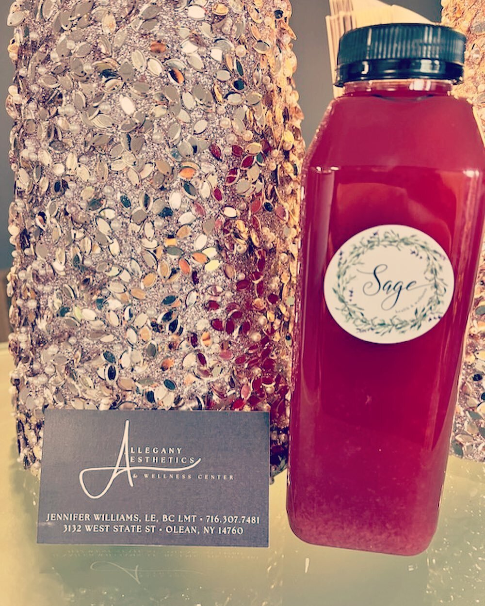 �9�9Getting your sage fix just got easier! Check out our beautifully stocked cooler @alleganyaestheticsnwellnessctr�0�2This week we are celebrating the pomegranate! Try our Chickpea Fresenjan soup made with pomegranate molasses or try a pomegranate smoot